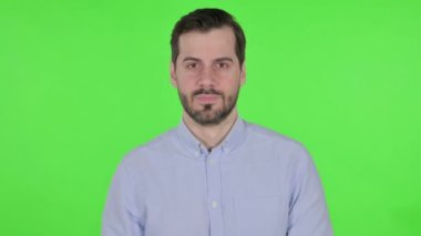Uykucu Adam Esneme Portresi, Yeşil Ekran