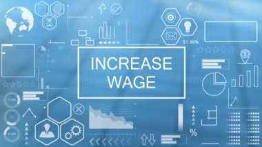 Maaşı Artır, Animasyon Tipografi Hologramı Kavramı