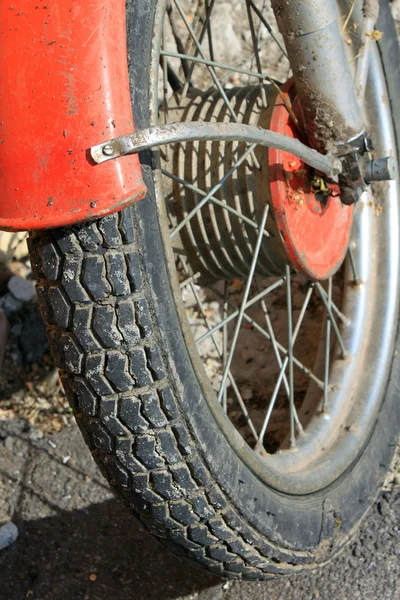 Motocicleta roda — Fotografia de Stock