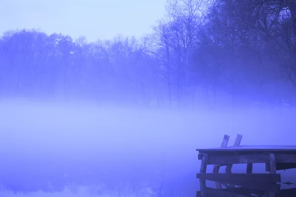 Foggy morning — Stock Photo, Image