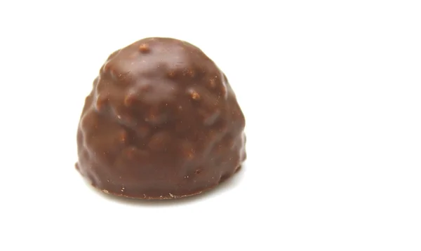 Dulces de chocolate aislados sobre un fondo blanco — Foto de Stock