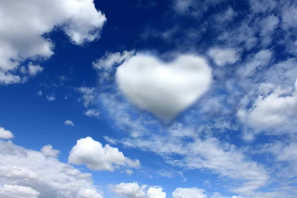Heart on the sky — Stock Photo, Image