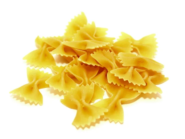 Talian pasta on white background — Stock Photo, Image