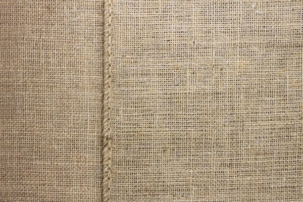 Burlap Marrom Com Textura Lona Bonita Tecido Marrom Estilo Retro — Fotografia de Stock