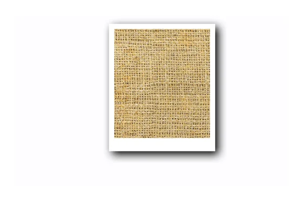 White frame with brown burlap background with beautiful brown fabric canvas texture as vintage burlap background with burlap texture and beautiful burlap color on white background