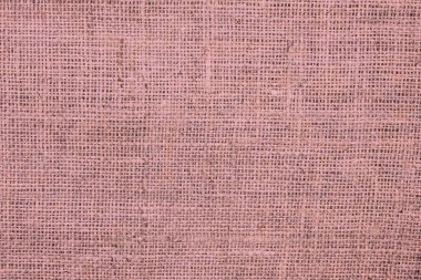 Kırmızı çuval bezi, güzel bez kumaş dokusu ve güzel çuval bezi rengi ve güzel çuval bezi rengi arkaplan olarak güzel kırmızı kumaş bezi dokusu ile retro tarzı.