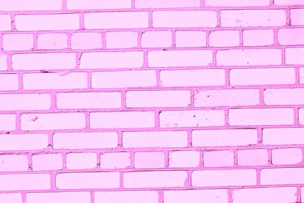 Beautiful Brick Background Rough Texture White Brick Unusual Bright Purple — Stock Photo, Image
