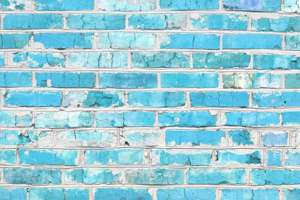 Bakstenen Muur Met Ongewone Blauwe Bakstenen Gemaakt Van Hele Blauwe — Stockfoto