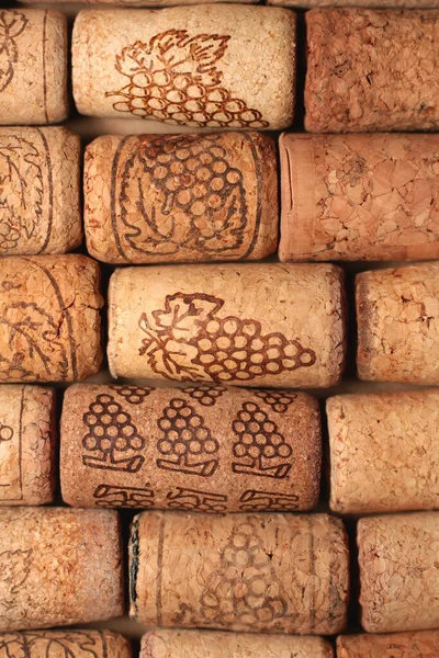 Abstract Background Used Red Wine Corks White Wine Corks Corkscrew — Stockfoto