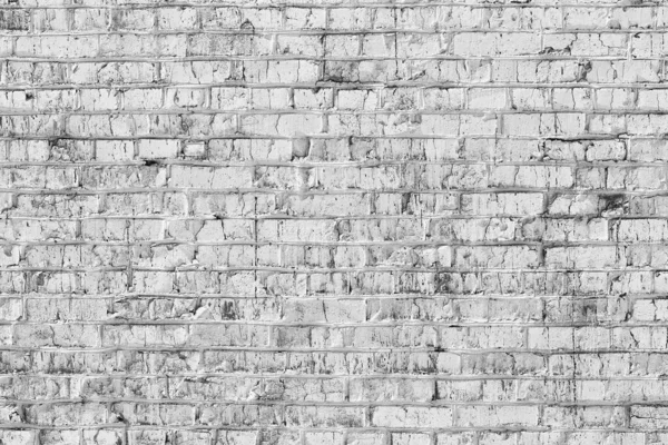 Brick Wall Unusual White Bricks Made Whole White Bricks Broken — Stock fotografie