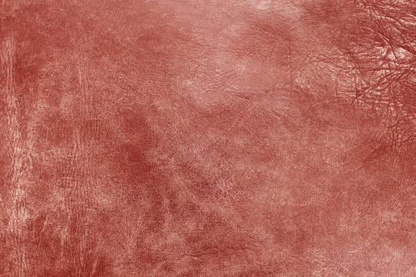 Piękne Czerwone Tło Oryginalną Skórzaną Fakturą Wzorem Czerwonej Skóry Ciemnoczerwoną — Zdjęcie stockowe