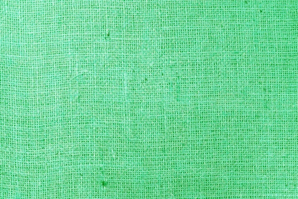 Zelená Plátno Textura Pravými Lněnými Nitěmi Plátně Krásnou Lněnou Texturou — Stock fotografie