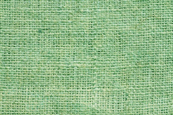 Groene Canvas Textuur Met Echte Linnen Draden Doek Met Mooie — Stockfoto