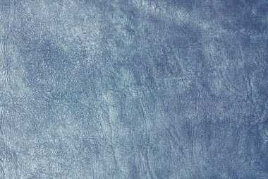 Beautiful blue background with leather texture with blue veins of blue leather as sample of blue background from natural leather or sample of background texture of leather for natural background