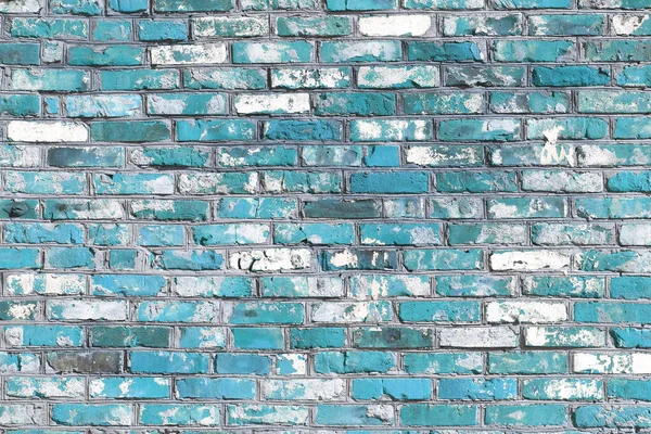 Τοίχος Τούβλο Ασυνήθιστο Μπλε Τούβλα Κατασκευασμένα Από Ολόκληρα Μπλε Τούβλα — Φωτογραφία Αρχείου