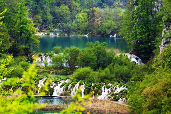 Plitvice lagos parque nacional, croácia — Fotografia de Stock