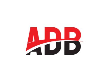 ADB ilk harf logo tasarım vektör şablonu. kurumsal iş kimliği için yaratıcı sembol.