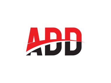ADD ilk harf logo tasarım vektör şablonu. kurumsal iş kimliği için yaratıcı sembol.
