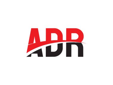 ADR ilk harf logo tasarım vektör şablonu. kurumsal iş kimliği için yaratıcı sembol.