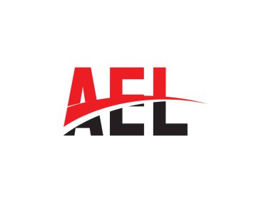 AEL ilk harf logo tasarım vektör şablonu. kurumsal iş kimliği için yaratıcı sembol.