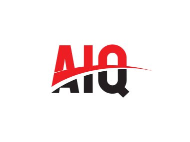 AIQ ilk harf logo tasarım vektör şablonu. kurumsal iş kimliği için yaratıcı sembol.