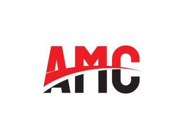 AMC ilk harf logo tasarım vektör şablonu. kurumsal iş kimliği için yaratıcı sembol.