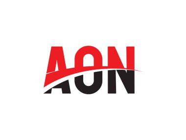 AON ilk harf logo tasarım vektör şablonu. kurumsal iş kimliği için yaratıcı sembol.