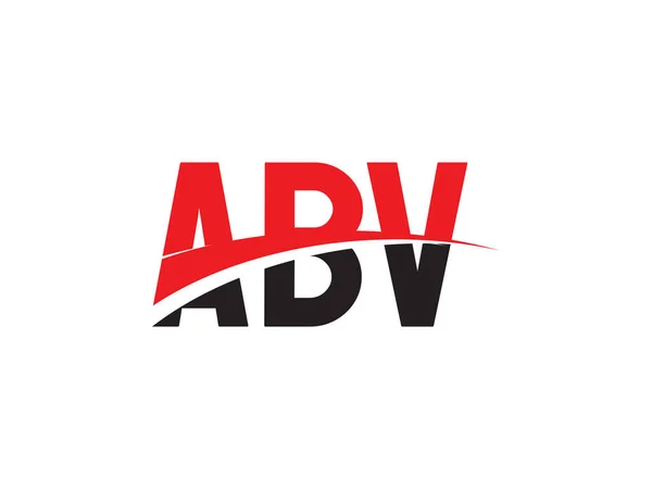 Abv初期文字ロゴデザインベクターテンプレート 企業アイデンティティの創造的なシンボル — ストックベクタ