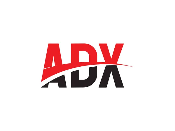 Adxの頭文字ロゴデザインベクトルテンプレート 企業アイデンティティの創造的なシンボル — ストックベクタ