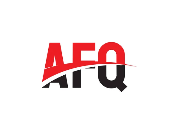 Afq Αρχικό Πρότυπο Διάνυσμα Σχεδιασμού Λογότυπου Γραμμάτων Δημιουργικό Σύμβολο Εταιρικής — Διανυσματικό Αρχείο