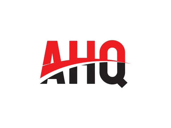 Πρότυπο Φορέα Σχεδιασμού Λογότυπου Αρχικού Γράμματος Ahq Δημιουργικό Σύμβολο Εταιρικής — Διανυσματικό Αρχείο