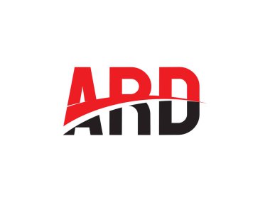 ARD ilk harf logo tasarım vektör şablonu. kurumsal iş kimliği için yaratıcı sembol.