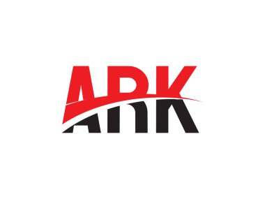 ARK ilk harf logo tasarım vektör şablonu. kurumsal iş kimliği için yaratıcı sembol.