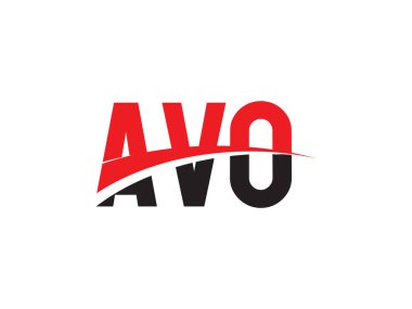 AVO ilk harf logo tasarım vektör şablonu. kurumsal iş kimliği için yaratıcı sembol.