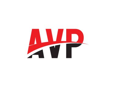 AVP ilk harf logo tasarım vektör şablonu. kurumsal iş kimliği için yaratıcı sembol.