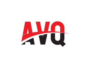 AVQ ilk harf logo tasarım vektör şablonu. kurumsal iş kimliği için yaratıcı sembol.
