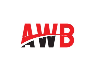 AWB ilk harf logo tasarım vektör şablonu. kurumsal iş kimliği için yaratıcı sembol.