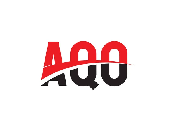 Πρότυπο Φορέα Σχεδιασμού Λογότυπου Αρχικού Γράμματος Aqo Δημιουργικό Σύμβολο Εταιρικής — Διανυσματικό Αρχείο