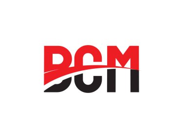 BCM ilk harf logo tasarım vektör şablonu. kurumsal iş kimliği için yaratıcı sembol.