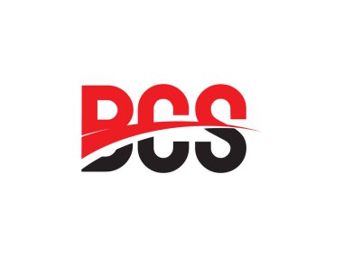 BCS ilk harf logo tasarım vektör şablonu. kurumsal iş kimliği için yaratıcı sembol.