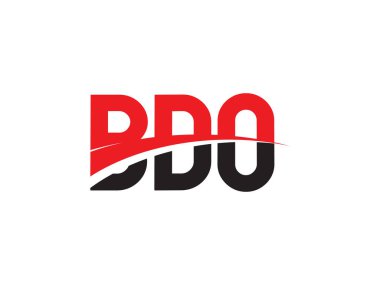 BDO ilk harf logo tasarım vektör şablonu. kurumsal iş kimliği için yaratıcı sembol.
