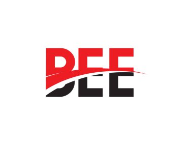 Bee ilk harf logo tasarım vektör şablonu. kurumsal iş kimliği için yaratıcı sembol.