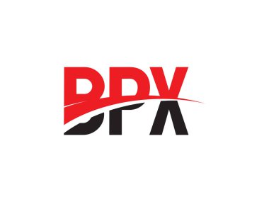 Vektör Illustration, kırmızı siyah ilk harfler, BPX