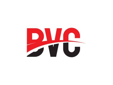 BVC Harf İlk Logo Tasarım Vektörü İllüstrasyonu