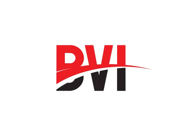 Bvi Letter Initiële Logo Ontwerp Vector Illustratie — Stockvector