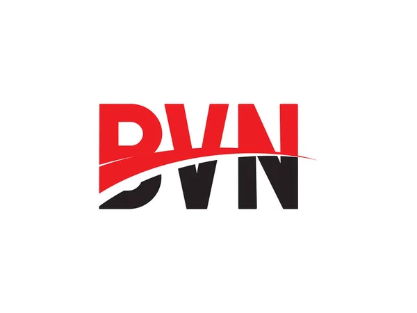 Bvn Letter Initiële Logo Ontwerp Vector Illustratie — Stockvector