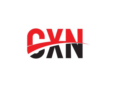 Vektör Illustration, kırmızı siyah ilk harfler, CXN