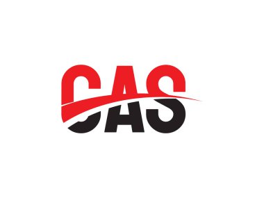 Vektör Illustration, kırmızı siyah ilk harfler, CAS