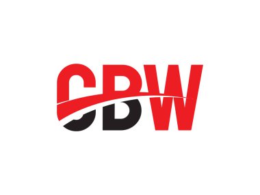 Vektör İllüstrasyonu, kırmızı siyah ilk harfler, CBW