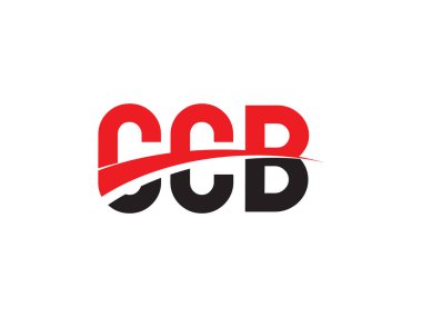 Vektör İllüstrasyonu, kırmızı siyah ilk harfler, CCB